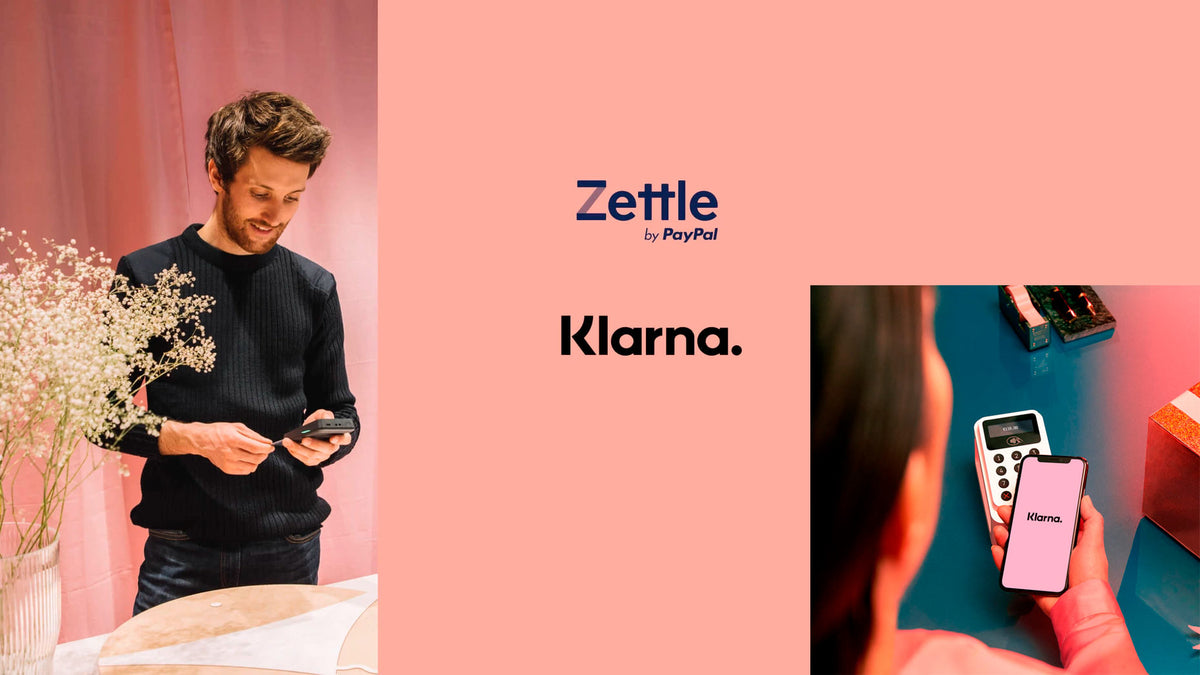 Klarna maksu LED myymalassa