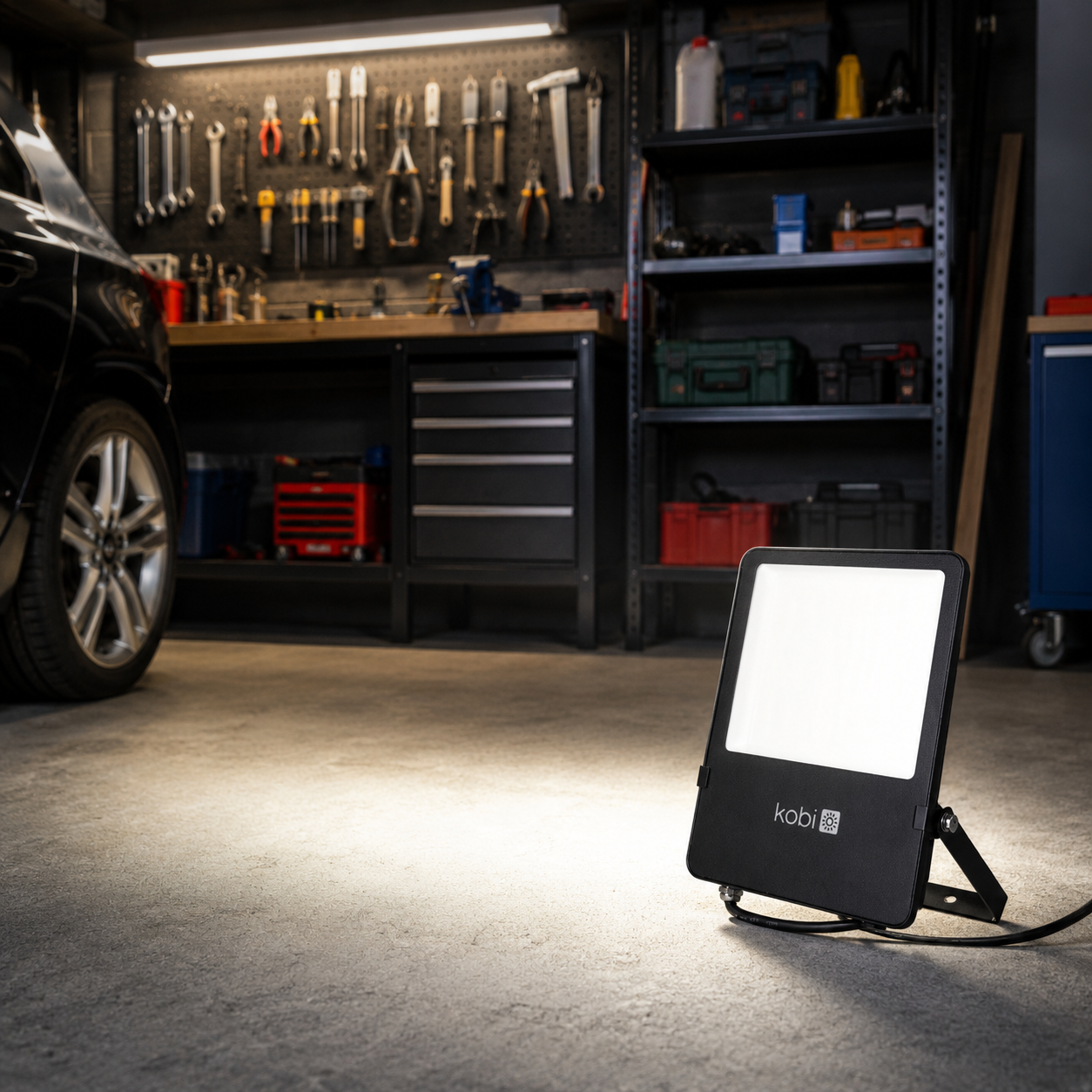 LED-valot autotalliin – tehokas ja kestävä valaistus autotallissa työskentelyyn ja remontointiin.