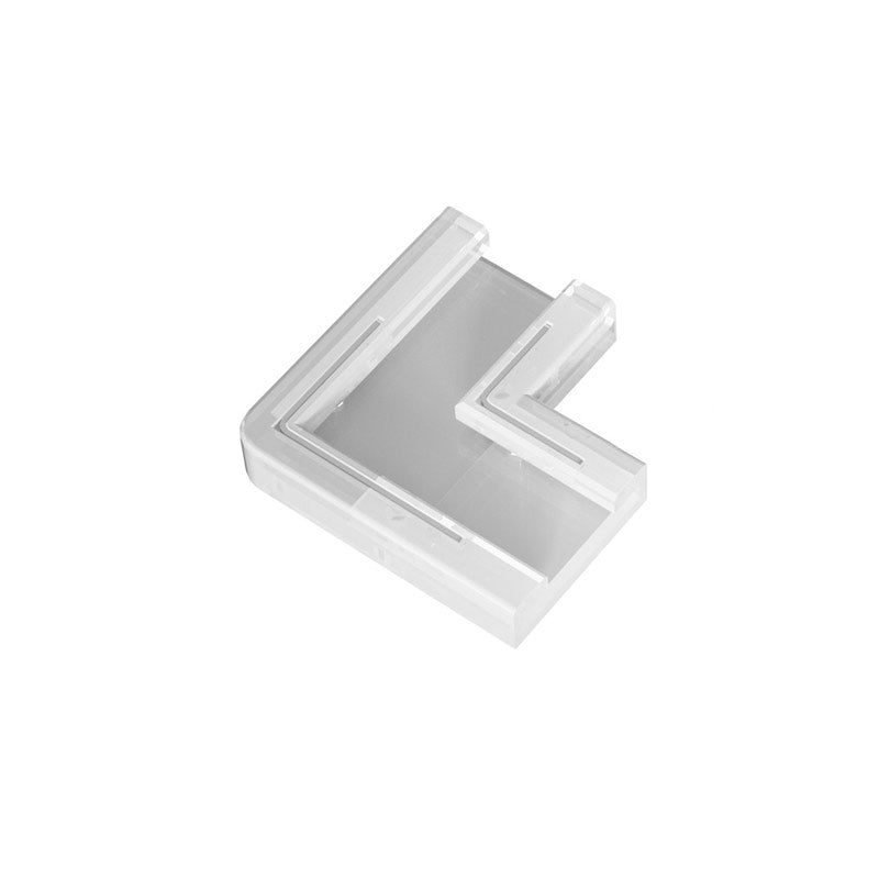 COB LED strip corner connector, small and practical connector for 10mm wide COB LED strips in corners