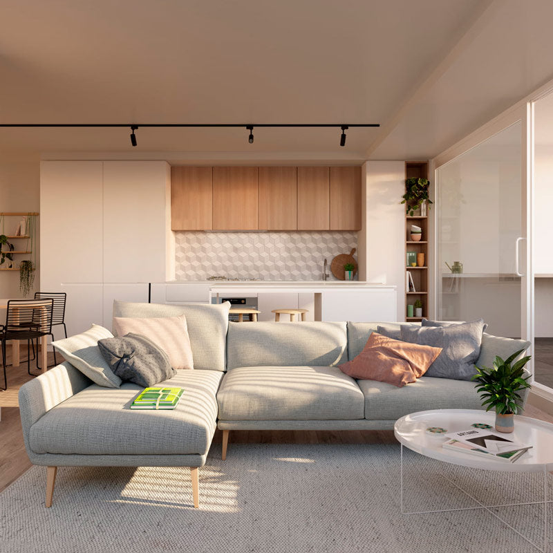 Black 10W LED-spotlight, 3-phase, dimmable