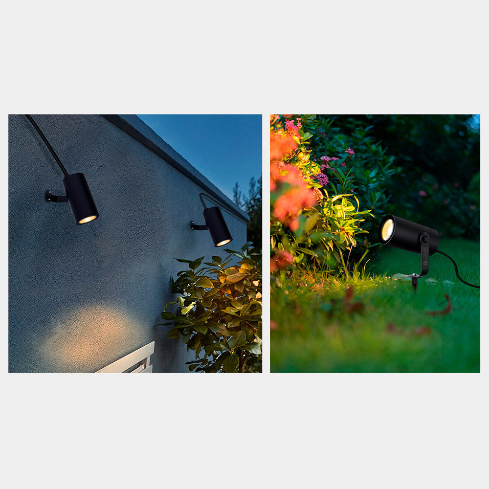 12W RGB+CCT LED-trädgårdslampa 1100lm IP66 FUTC11ZR - Zigbee + Smart LED 2.4G + DMX