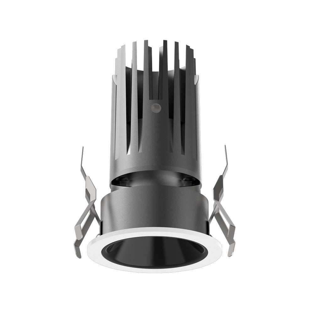 15W GENIE LED-alasvalo valkoinen/mattamusta, tuotekuva
