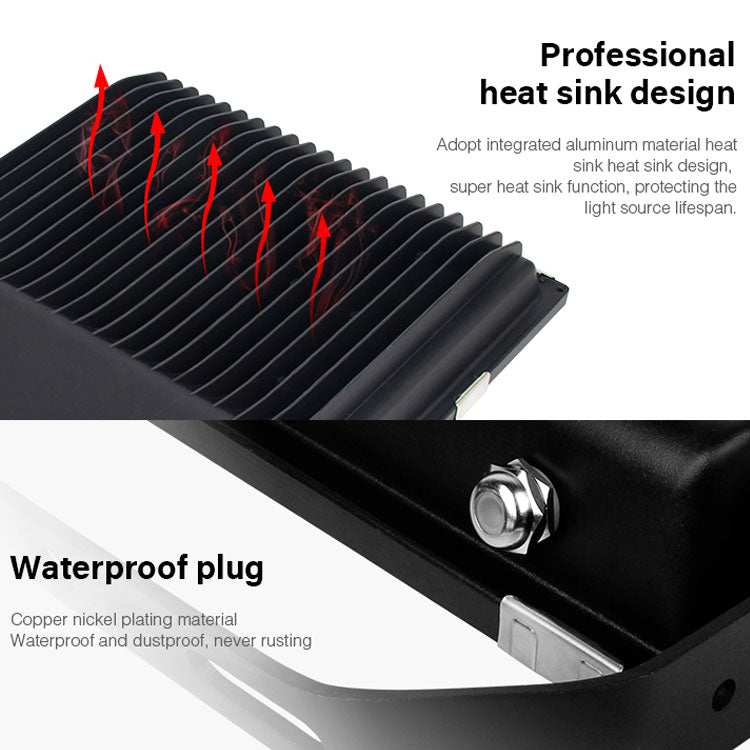 200W LED floodlight RGB CCT aluminium