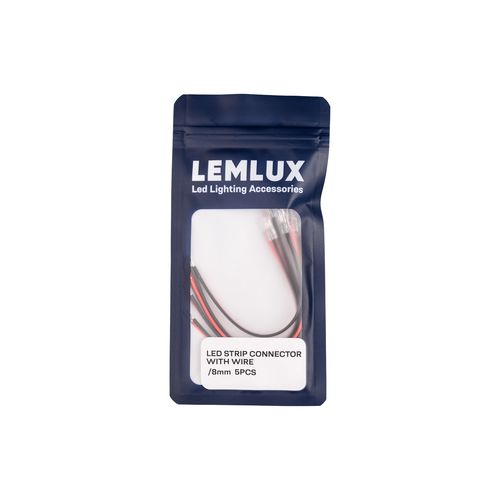 COB 8mm punktlös LED-remskontakt (remsa+kabel 14cm)
