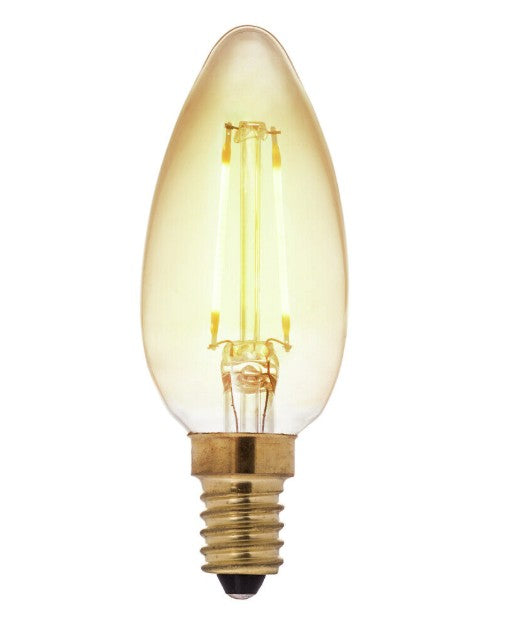 himmennettävä E14 LED-lamppu 2200K, kirkas kynttiläkupuinen lasikupu, 4,5W, 360lm, AIRAM Decor