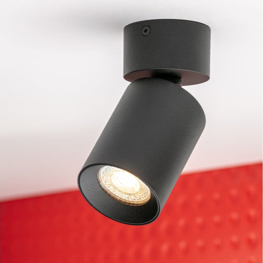 FARGO II LED-spotlight utanpåliggande, svart