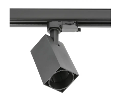 LIMA LED-luminaire for 3-phase rail, black (for GU10 bulb)