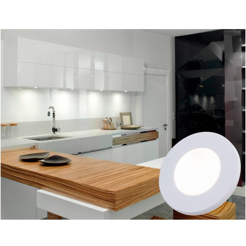 2,8W 12V LED-skåpbelysning MAGNETO svart, 260lm CRI80, IP20, dimbar