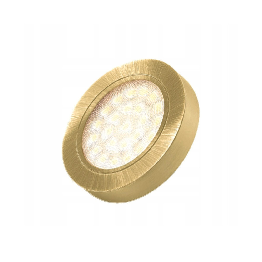 2W 12V LED-möbellampa OVAL guld, 200lm CRI80, IP20, dimbar