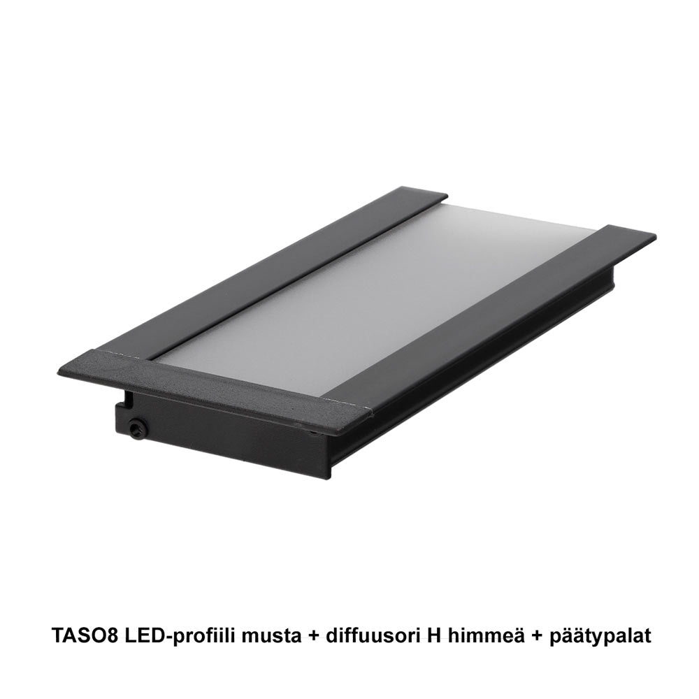TASO8-led-profiili-musta-diffuusorilla-ja-paatypaloilla