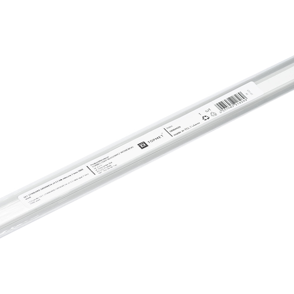 URA14.V2 LED-profilset anodiserad, 2m