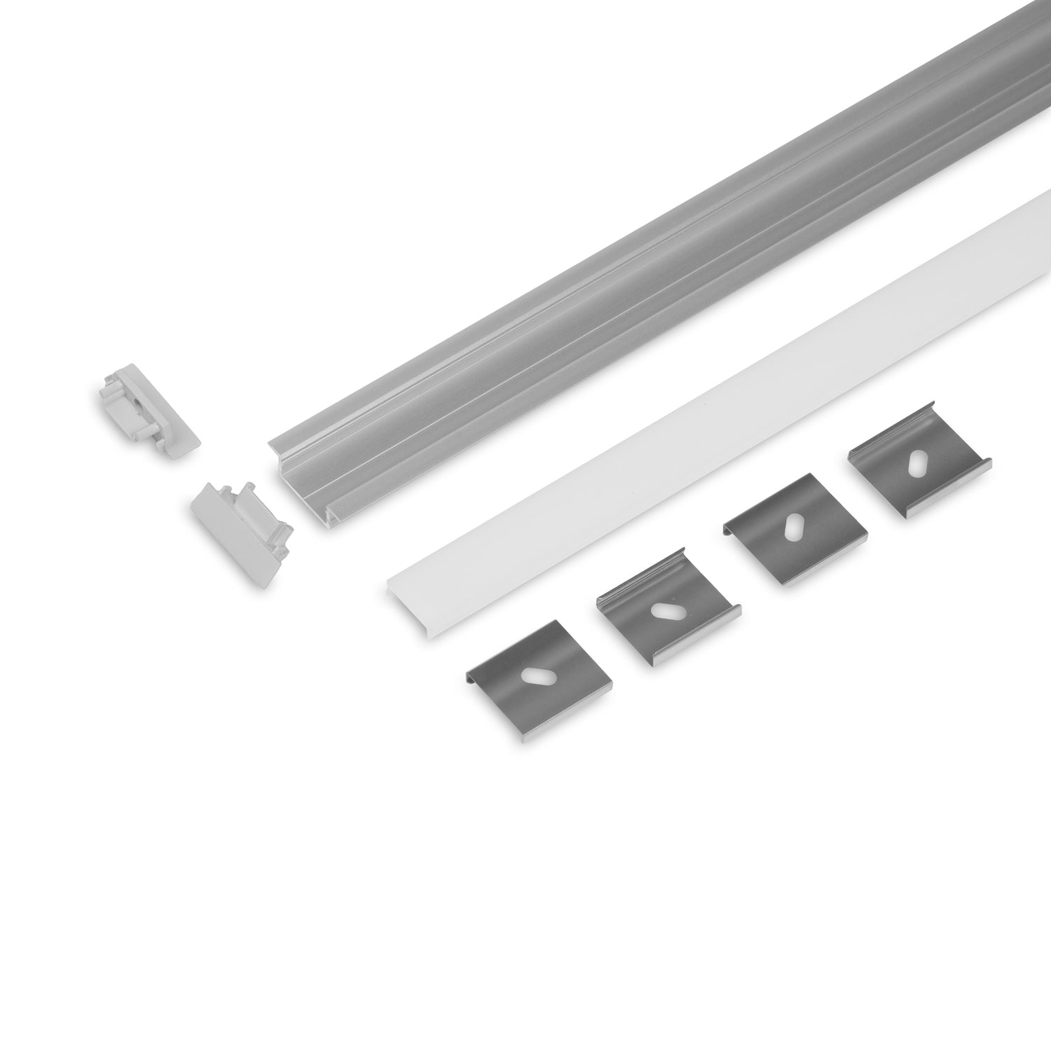 URA14.V2 LED-profilset anodiserad, 2m