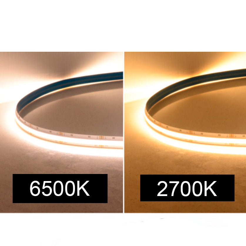 cob-pisteetön-värilämpötilasäädettävä-led-nauha