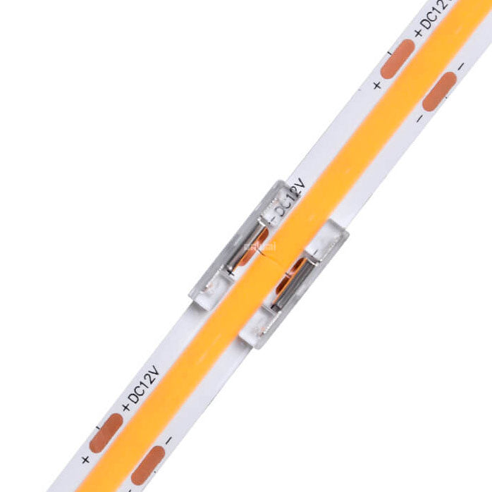 COB dotless 8mm LED strip connector strip to strip