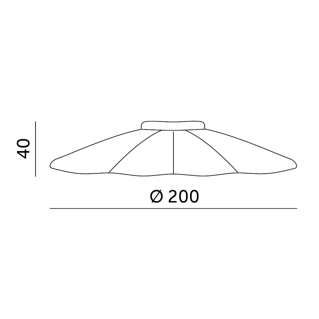 CRETE LED-ljusslingset metallskärmar 5 st, AALTO svart LS M1