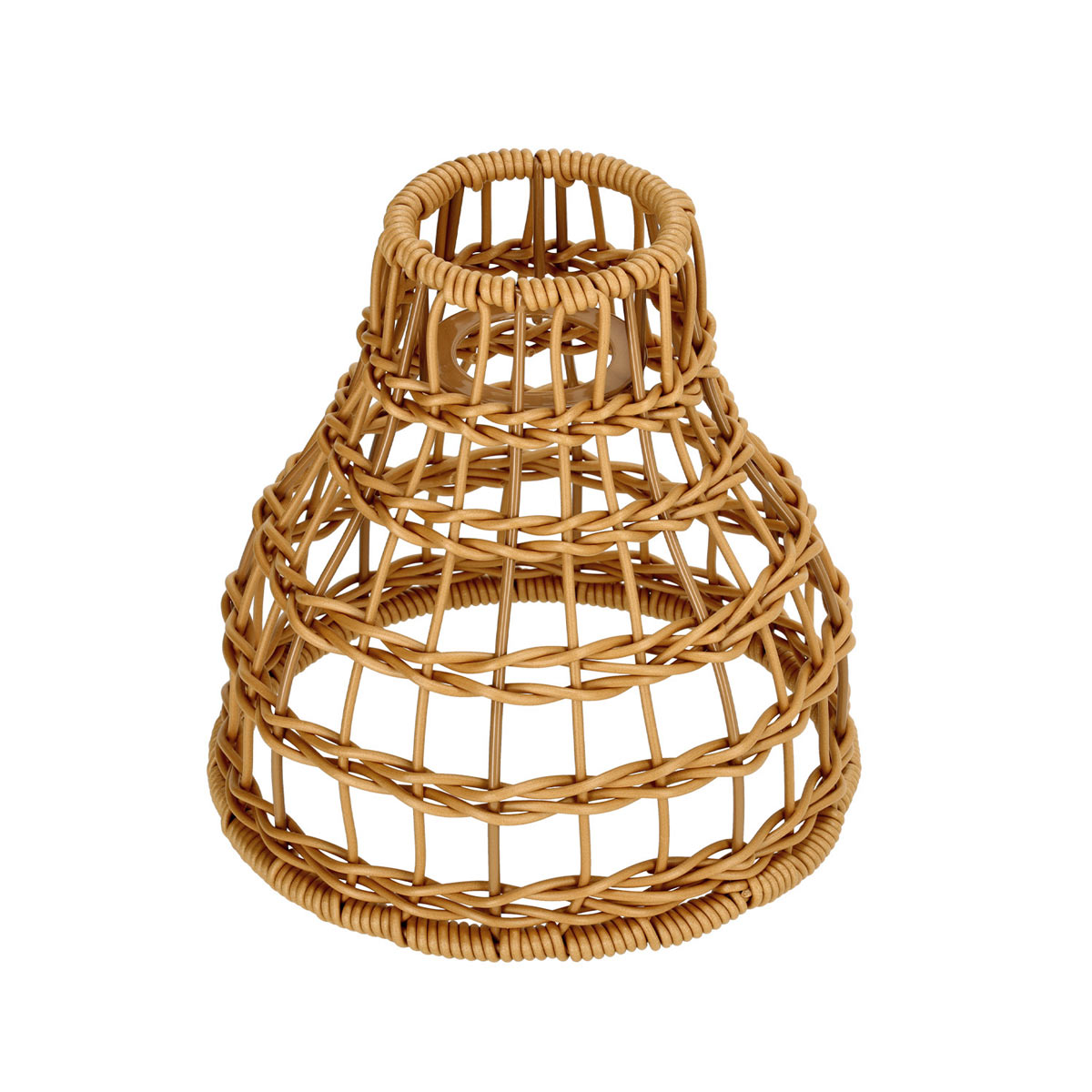 CRETE LED-ljusslingor set med skärmar i konstrotting, 5 st, brun LS R1