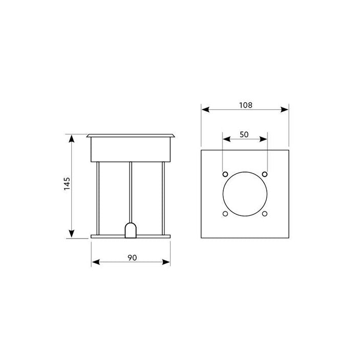 entrada1-neliö-ulkovalaisin-mitat