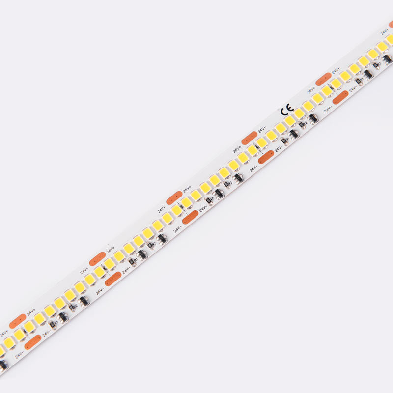 CRI>90 LED-valonauha 35W 24V, 256 led/m tehokasta valaistusta varten, 2,5 m pitkä