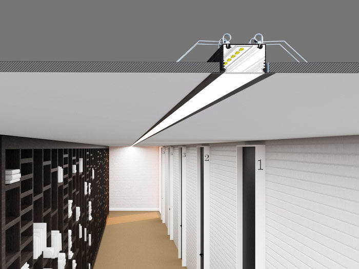 FIILIS-UPPO53 LED-profile, submersible large profile, 2000mm