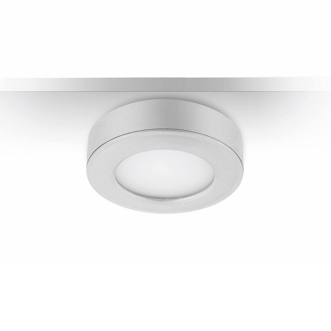 4W LED-spotlights 3 st 2700K, satin, 3x305lm CRI80, IP21, dimbara inkl. transformator MD-209