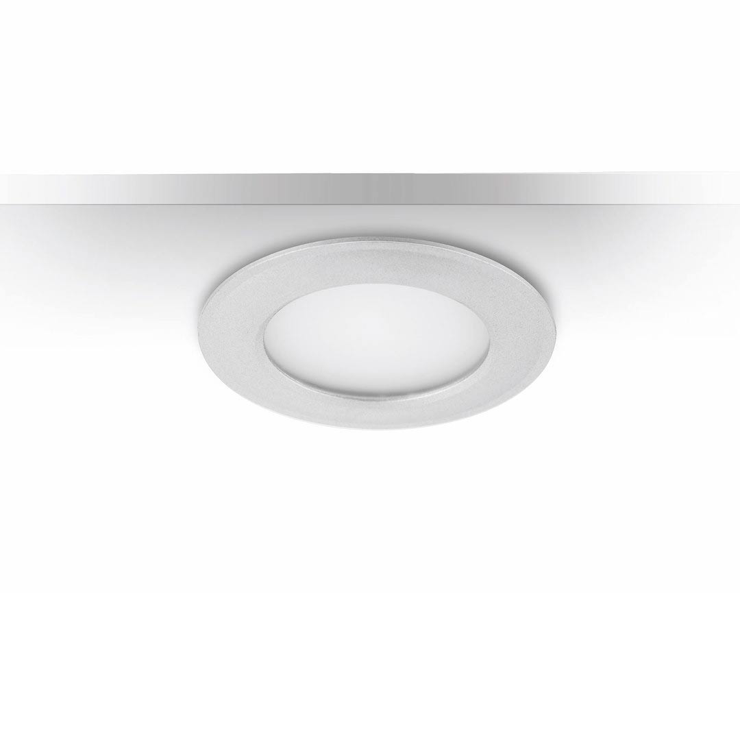 4W LED-spotlights 3 st 2700K, satin, 3x305lm CRI80, IP21, dimbara inkl. transformator MD-209