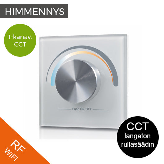 led-himmennin-rullasäädin-CCT-värilämpötilasäädettäville-led-nauhoille-RF-WiFi