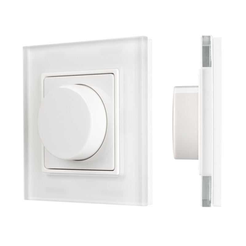 led-himmennin-rullasäädin-rf-lasikehyksellä