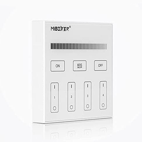 LED wall controller 4-zone dimmer Easy RF DIM