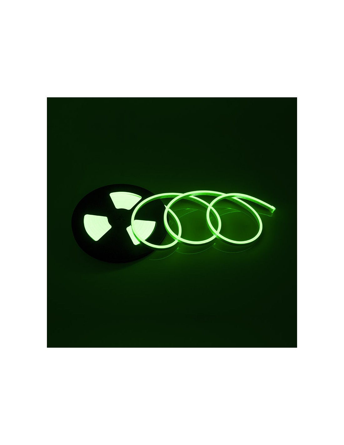 VIHREÄ Neon Strip 0612- 12W/m 12V LED-valonauha SIDE BEND 5m - 400lm/m, kosteussuojattu IP65