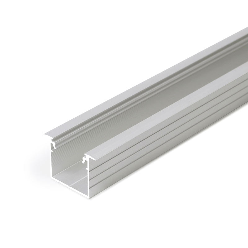 Uppoasennettava isokokoinen LINJA-UPPO20 alumiinilista LED-nauhalle