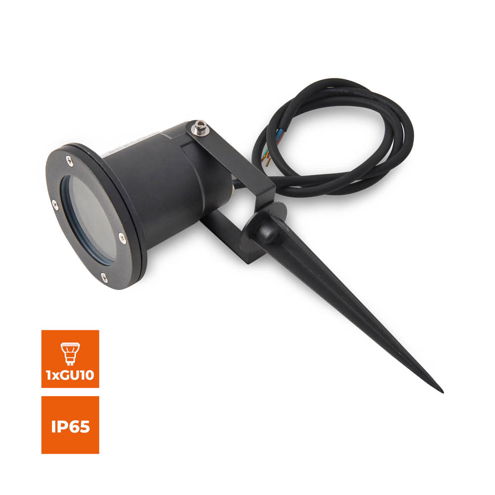 maapiikkivalaisin-blake-230V-GU10-lähikuva