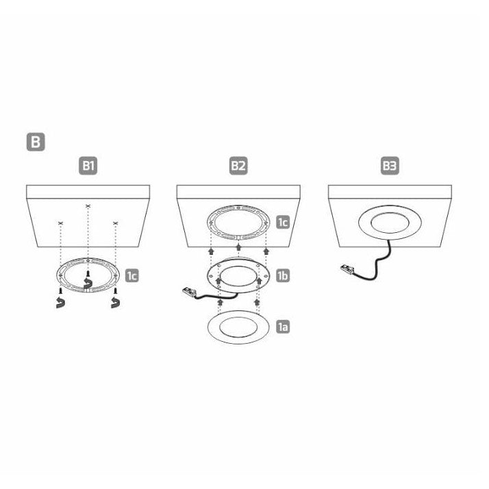 2,8W 12V LED-skåpbelysning MAGNETO svart, 260lm CRI80, IP20, dimbar