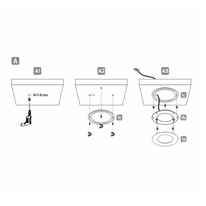 2,8W 12V LED-skåpbelysning MAGNETO svart, 260lm CRI80, IP20, dimbar