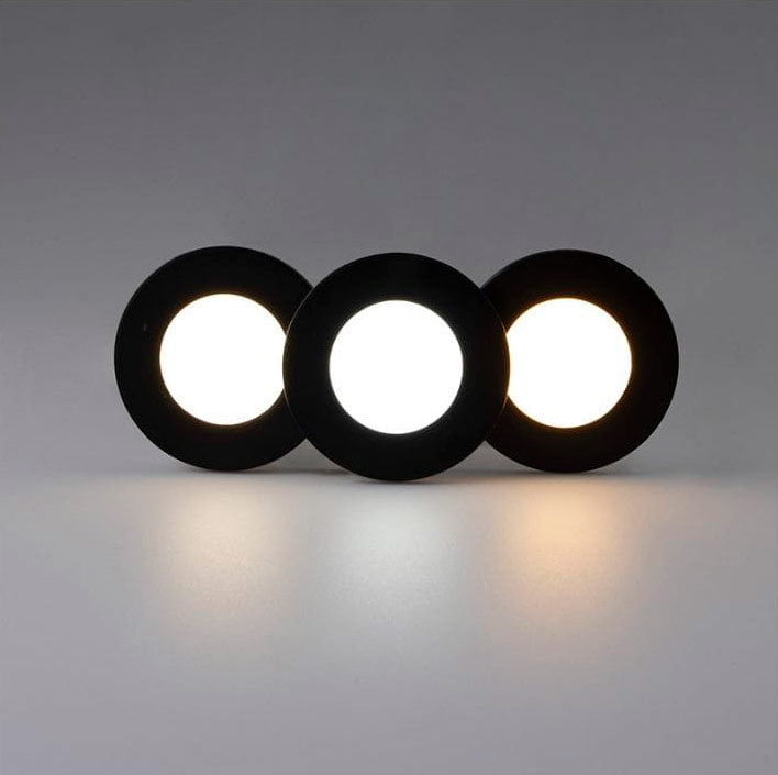 2,8W 12V LED-skåpbelysning MAGNETO svart, 260lm CRI80, IP20, dimbar