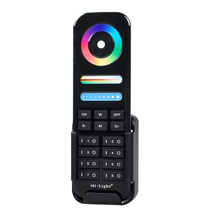 musta-led-kaukosäädin-rgb