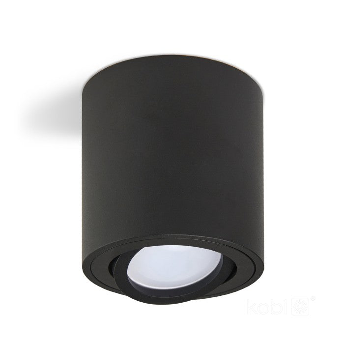 Kattovalaisin OH36 GU10 max. 35W musta, pyöreä