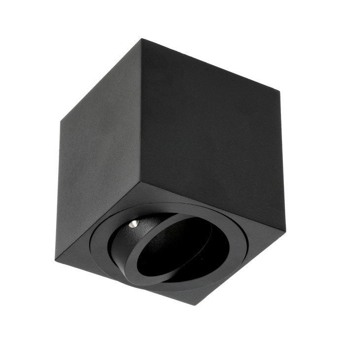 Taklampa OH37 GU10 max. 30W svart, fyrkantig