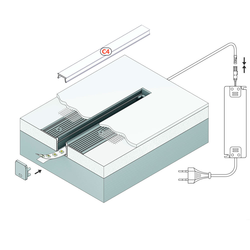 piilo10-led-profiilin-asennus-kehyksettömästi