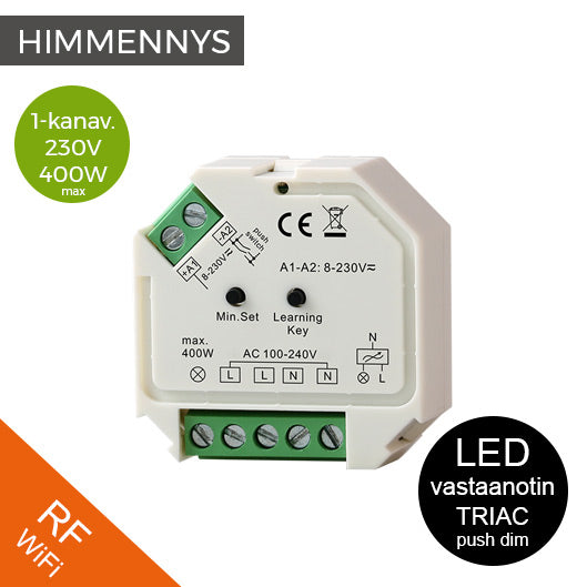 triac-push-dim-himmennin-vastaanotin