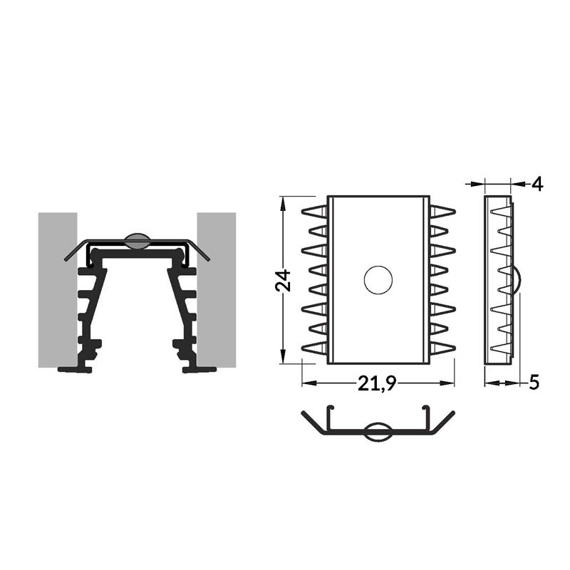 u-kiinnitysklipsi-piikkireuna