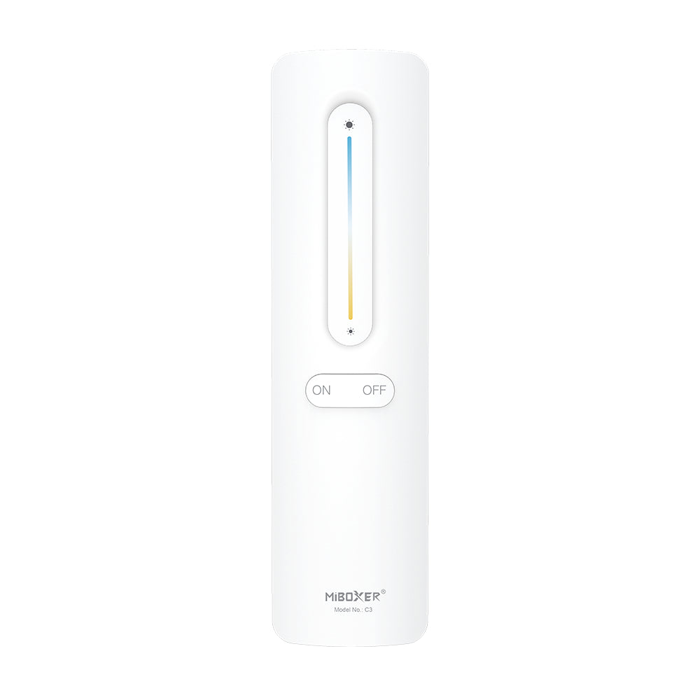 CCT 1-kanals LED-fjärrkontroll med färgtemperaturkontroll och dimning C3 - Easy RF 2.4G