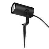 Zigbee RGB CCT LED garden light black with mounting bracket and waterproof IP66 protection