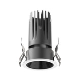 15W GENIE LED-alasvalo valkoinen/mattamusta, tuotekuva