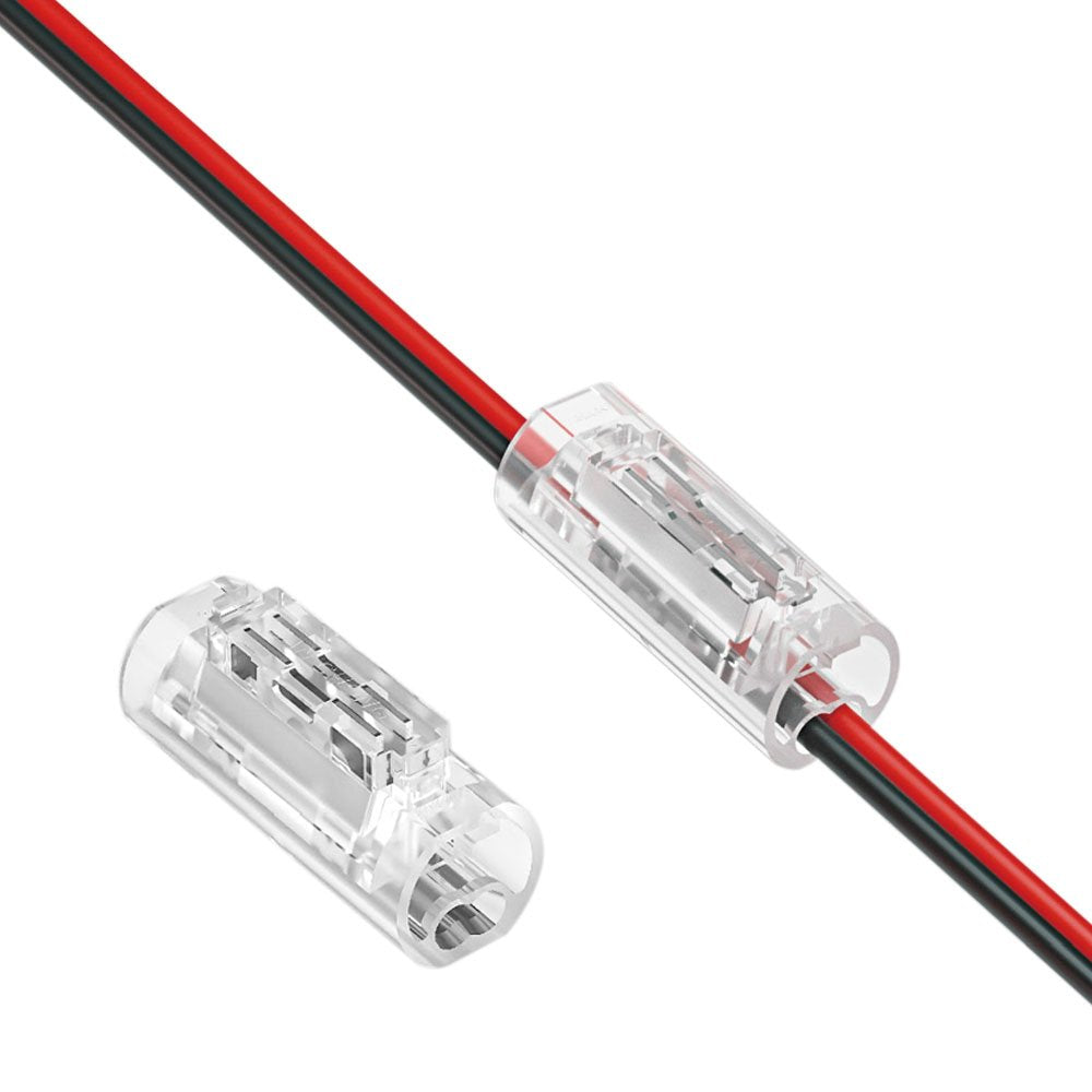 2-delad enkel kabelanslutning för LED-remsor max. 5A - Wire-X2