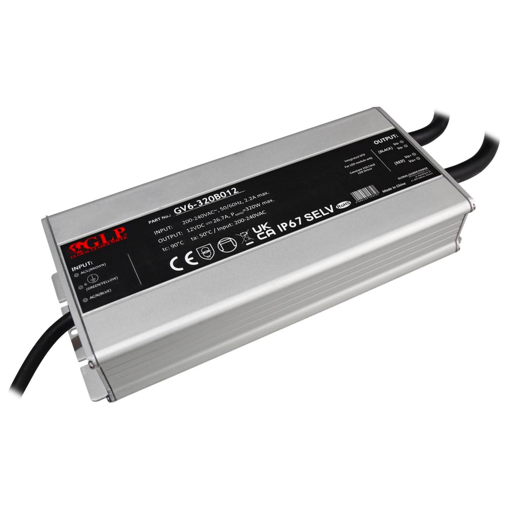 320W 12V, LED-strömförsörjning, GV6-320B012