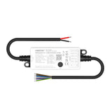 5in1 kosteudenkestävä LED-ohjain IP66 RGB+CCT, soveltuu 12-24V LED-nauhoille.