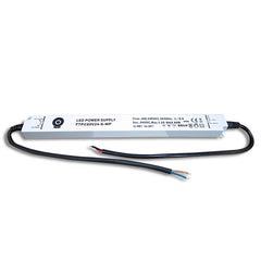 60W 24V LED power supply SLIM IP66, thin light source, dimensions 28.5 x 3 x 1.8 cm, efficiency ≥ 85%