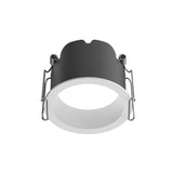 6W LED-alasvalo diffuusorilla asennuskehys, musta ja valkoinen, sopii hyvin sisätiloihin.