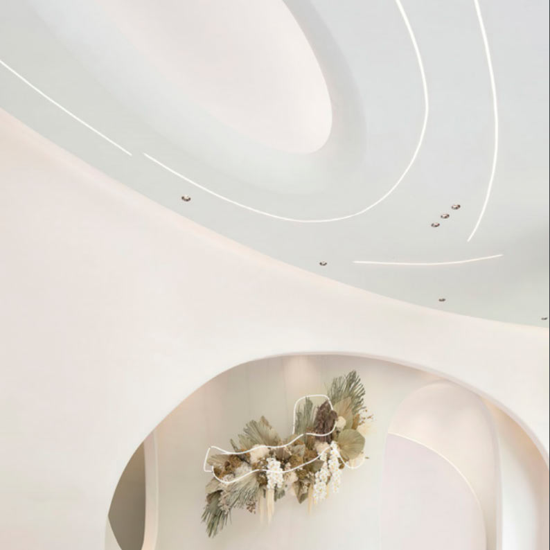6W SPARK LED-downlight vit, med lins - 3-CCT 3000K/3800K/5000K 495lm, CRI90 IP20