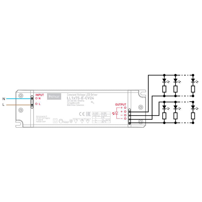 75w-24v-LED-muuntaja-HELVAR-asennus